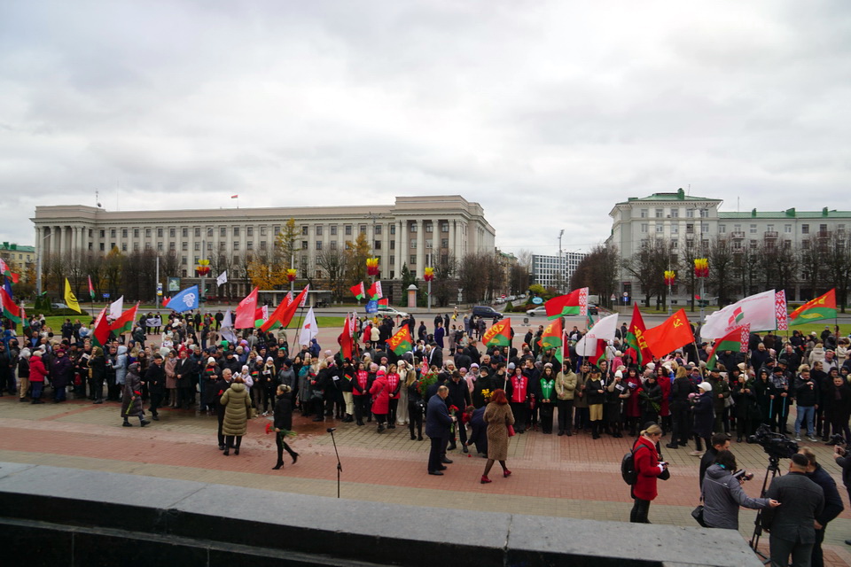 В Могилеве отметили День Октябрьской революции