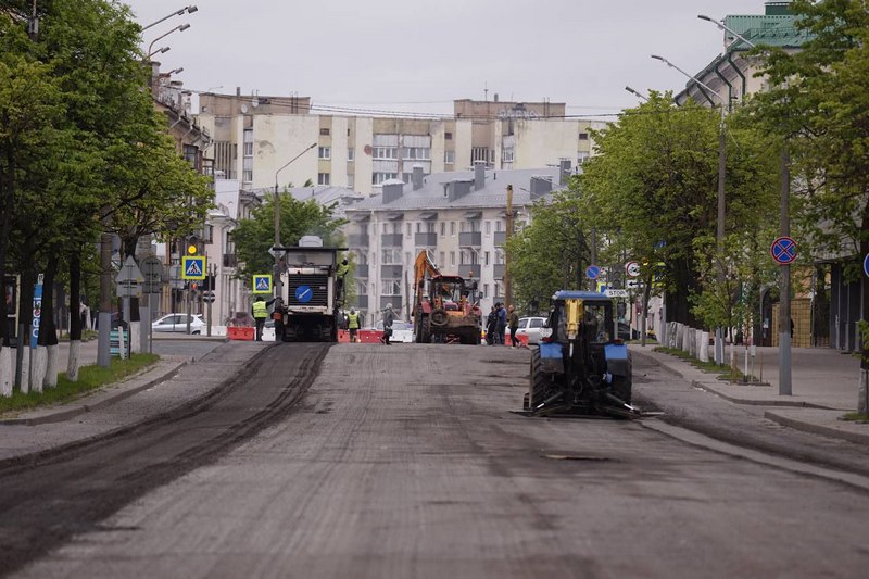 Ремонт улицы Пионерской в Могилеве планируют закончить за неделю