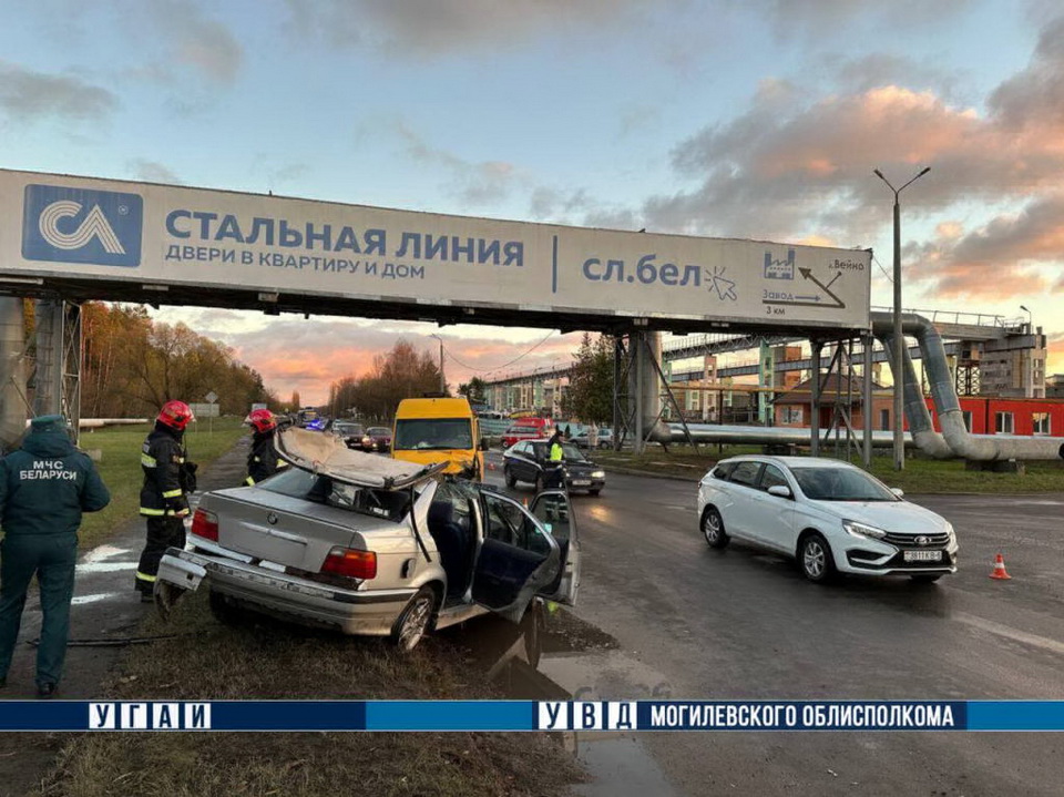 В ДТП в Могилеве пострадали два человека